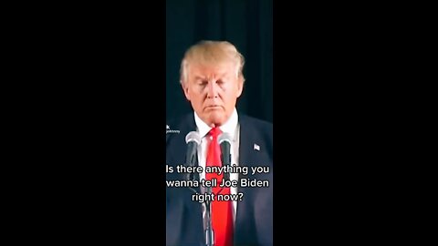 What Trump just said to Biden!!