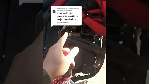 Enzo diz: "Essa moto CRZ não presta"