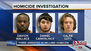 Three arrested in Millard homicide