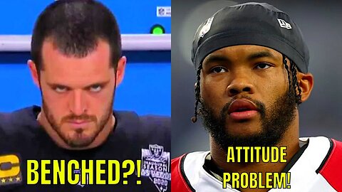 Cardinals Dealing With A ATTITUDE PROBLEM from Kyler Murray?! Derek Carr BENCHED by RAIDERS!