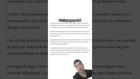 Brasil vai crescer economicamente?! #goiânia #brazil #bolsonaro #política #lula