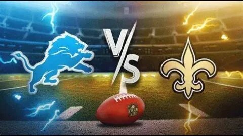 Detroit Lions vs New Orleans Saints Live Play By Play