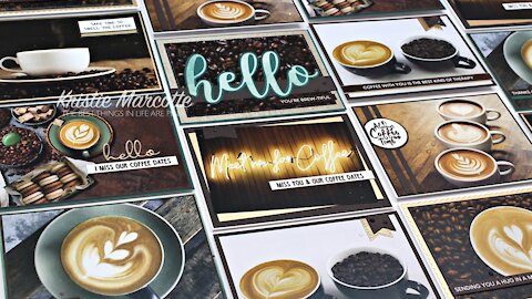 Paper Rose - Coffee Date - 16 cards 1 collection