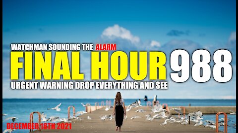FINAL HOUR 988 - URGENT WARNING DROP EVERYTHING AND SEE - WATCHMAN SOUNDING THE ALARM