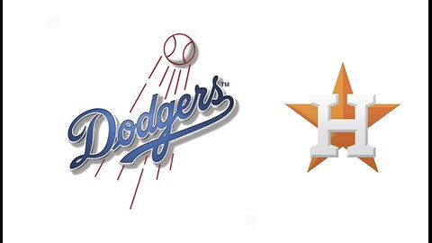 Dodgers @ Astros. Game 3 of 3 Game Series. MLB the Show 24.