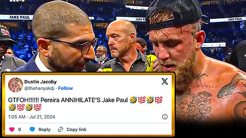 MMA Community Reacts to Jake Paul calling out Alex Pereira