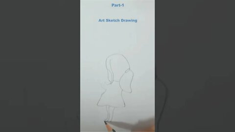 Girl Holding Balloons Drawing Shorts-1 #girldrawingtutorial #shorts