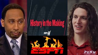 Get ready to VOMIT! WOKE ESPN celebrates Trans swimmer Lia Thomas during Women's History Month promo