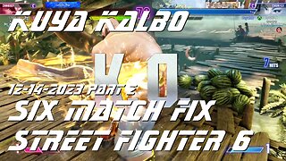 Kuya Kalbo Six Match Fix with Chun Li on Street Fighter 6 as Puyat 12-14-2023 Part 2.