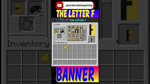 How To Make The Letter F Banner | Minecraft