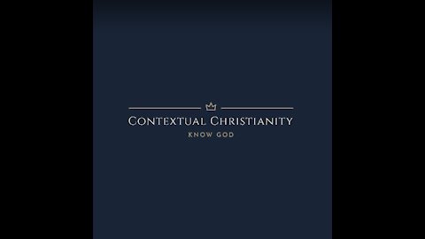 Contextual Christianity, An introduction.