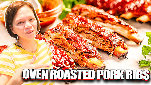 Como fazer Costelinha De Porco Assada No Forno / How To Make Tender Off The Bone BBQ Pork Ribs