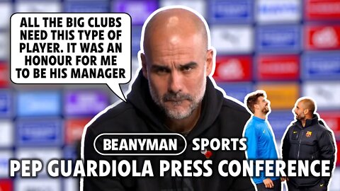 'An HONOUR for me to be his manager' Pep Guardiola pays tribute to Gerard Piqué | Man City v Fulham