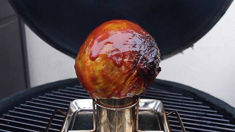 Beer-Can Cabbage is the ultimate vegetarian BBQ dish