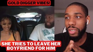 Gold Digger Desperately Shoots Her Shot When She Sees His Lambo