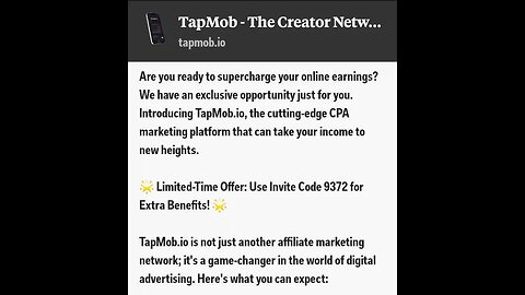 Tapmob.io best sidehustle 2023