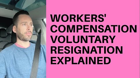 Why A Voluntary Resignation For A Lump Sum Workers Comp Settlement #law #lawyer #legalhelp