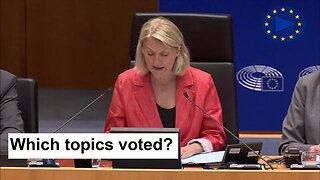 🇪🇺 MEP Vote: European Parliament ECB Interaction and many more 🇪🇺