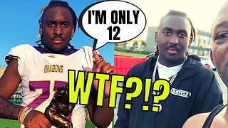 Picture Of Youth Football Player Jerimiah Johnson Goes VIRAL | Is He REALLY 12 Years Old?!?