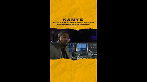 #kanyewest People are slowed down by their perception of themselves. 🎥 @bbcradio1