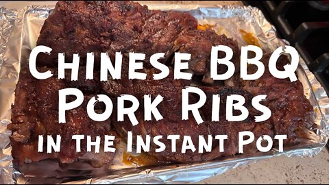 Chinese BBQ Pork Ribs in the Instant Pot