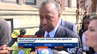 Ben Carson backs off HUD plan that would increase rent in Detroit press conference