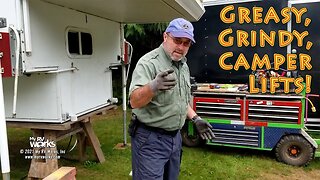 Truck Camper Lift Lubrication -- My RV Works