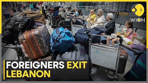 Israel vs Hezbollah Conflict: Beirut airport swarms with various nationals leaving the country | NE