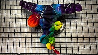 Tie Dye Pattern #515 - Flower Power Tie Dye Tapestry (Hot Water Irrigation Dye)