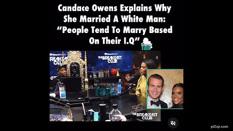 Candence Owens Explains She Married A Yt Man Because BM aren't Intellectually Challenging.