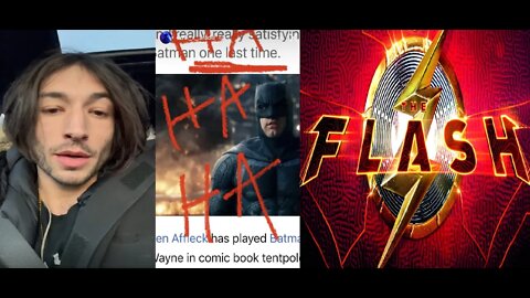 Ezra Miller the Klansmen Hunter MAKES Another Odd Post ft. Ben Affleck Batman IN The Flash Movie?