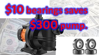 Pump bearing repair