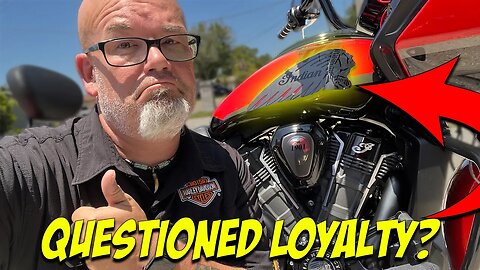 Treason on Two Wheels: Harley Davidson Employee Rides an Indian!