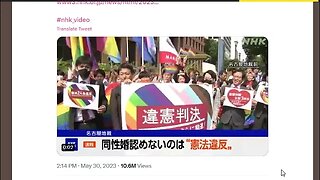 Japan woke LGTV communist agenda is here