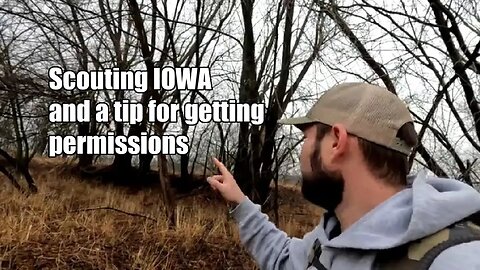 Scouting IOWA and a tip to get permissions