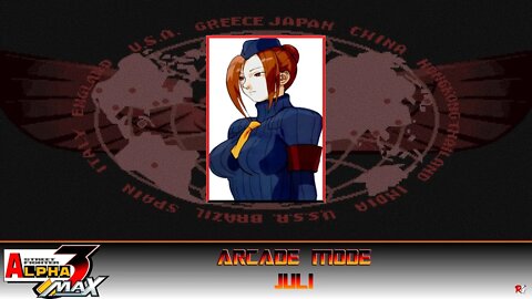 Street Fighter: Alpha 3 Max: Arcade Mode - Juli