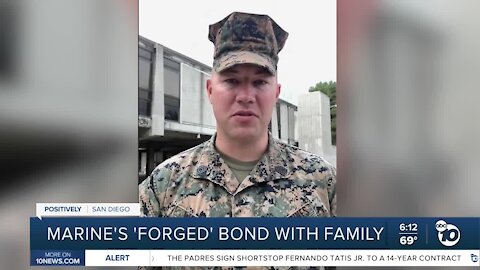 Camp Pendleton Marine reflects on bond forged in fire after rescuing baby from burning car