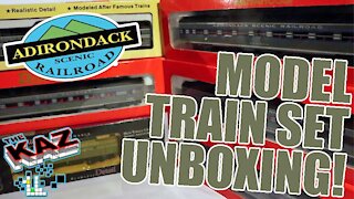 Adirondack Scenic Railroad Model Train Unboxing