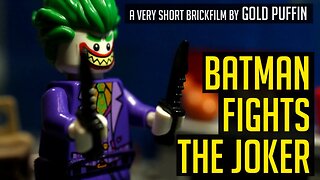 Batman fights the Joker