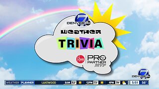 Weather trivia for Monday, Sept. 30