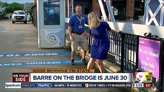 Photographer Dwayne Slavey Prepares for Barre on the Bridge