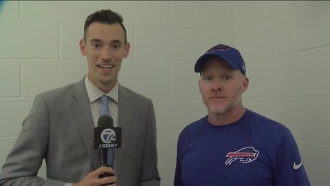 1-on-1 with Bills HC Sean McDermott and 7ABC's Joe B. (9/24/17)