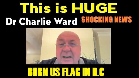 CHARLIE WARD SHOCKING NEWS BRIEF-PALESTINIAN PROTESTERS TAKE DOWN AND BURN US FLAG IN D.C.