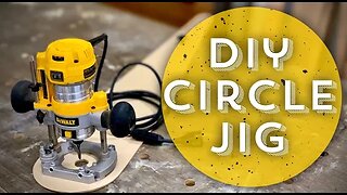 DIY CIRCLE JIG | How to Make a Circle Jig for Your Router