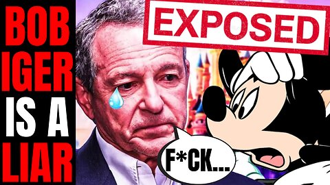 Disney CEO Bob Iger EXPOSED In LEAKED Video! | He WANTED Disney To Get Political, Push Woke Agenda