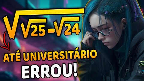 CONSEGUE SIMPLIFICAR ESSA RAIZ QUADRADA | PRODUTO NOTÁVEL | MATEMÁTICA BÁSICA