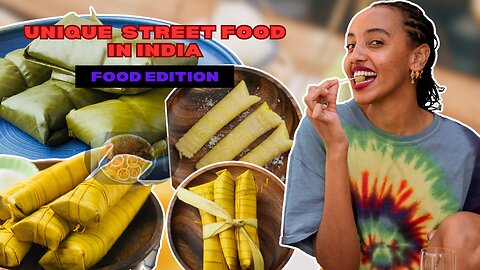 Unique Food in India At Street