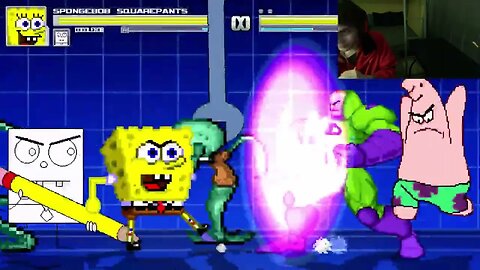 SpongeBob SquarePants Characters (SpongeBob, Squidward, And DoodleBob) VS Lex Luthor In A Battle
