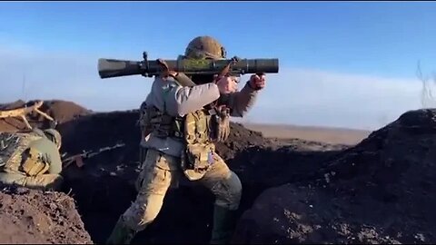 Ukrainians Using the Carl Gustaf Recoilless Rifle