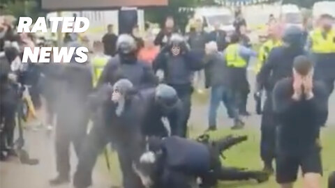 Garda Riot Squad Clashes with Locals in Coolock, Ireland